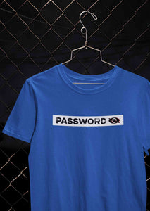 Password Women Half Sleeves T-shirt- KidsFashionVilla