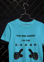 Load image into Gallery viewer, I Am The Groom Mens Half Sleeves T-shirt- KidsFashionVilla
