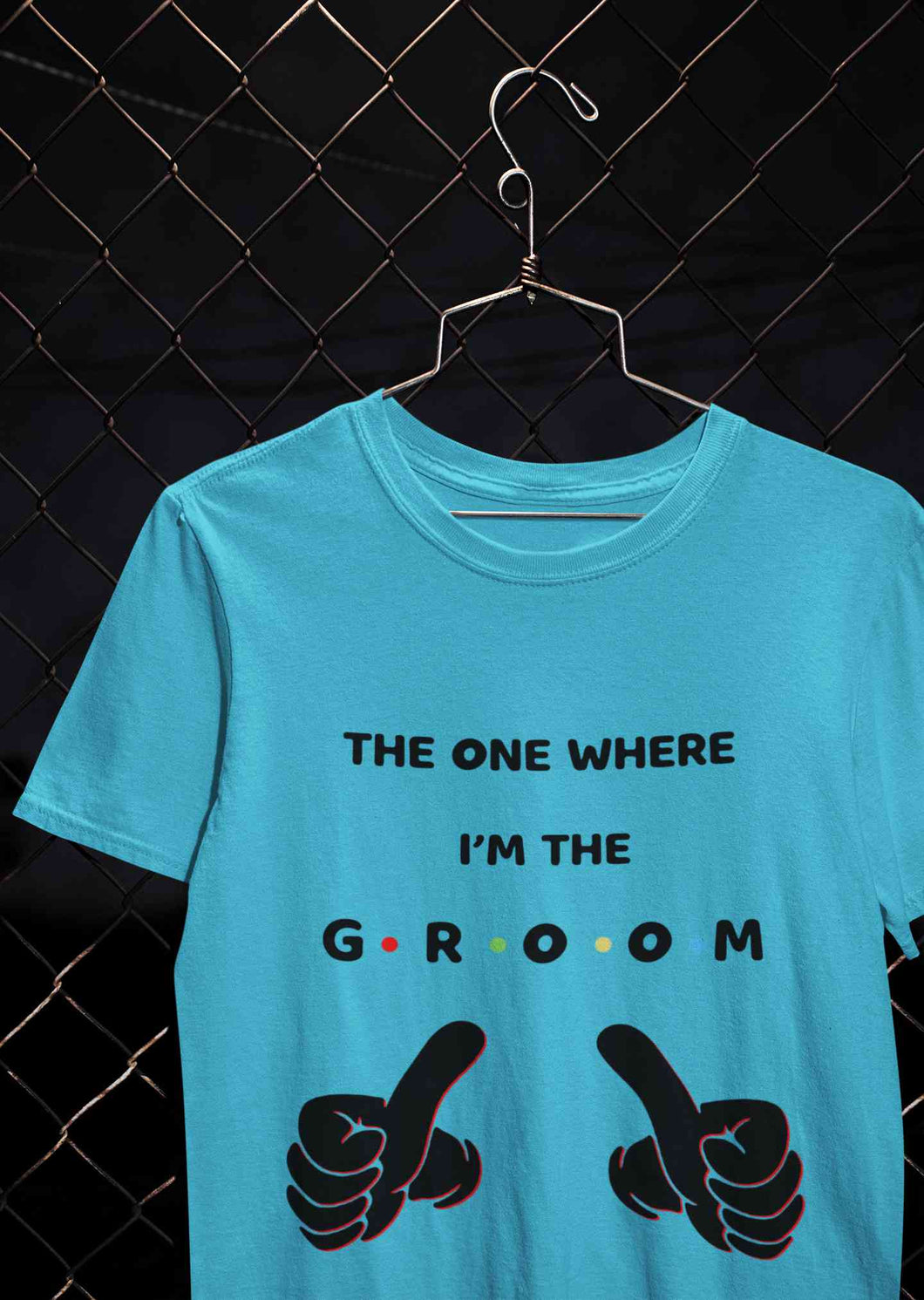 I Am The Groom Mens Half Sleeves T-shirt- KidsFashionVilla