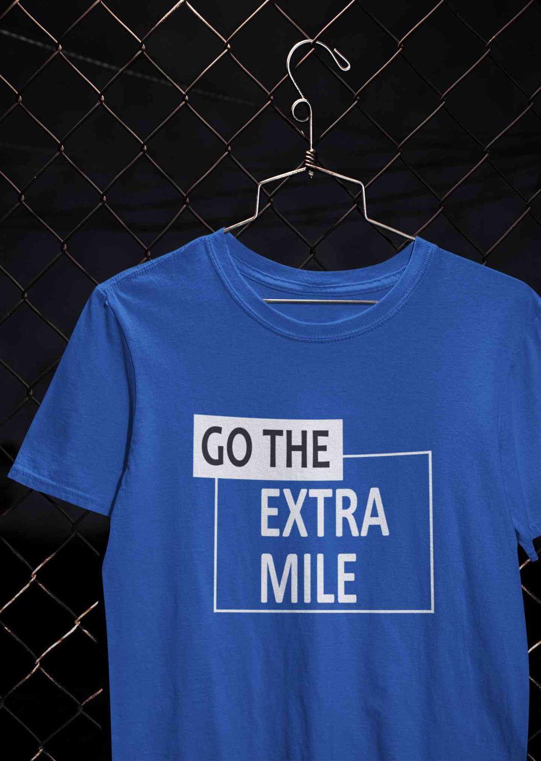 Go The Extra Mile Mens Half Sleeves T-shirt- KidsFashionVilla
