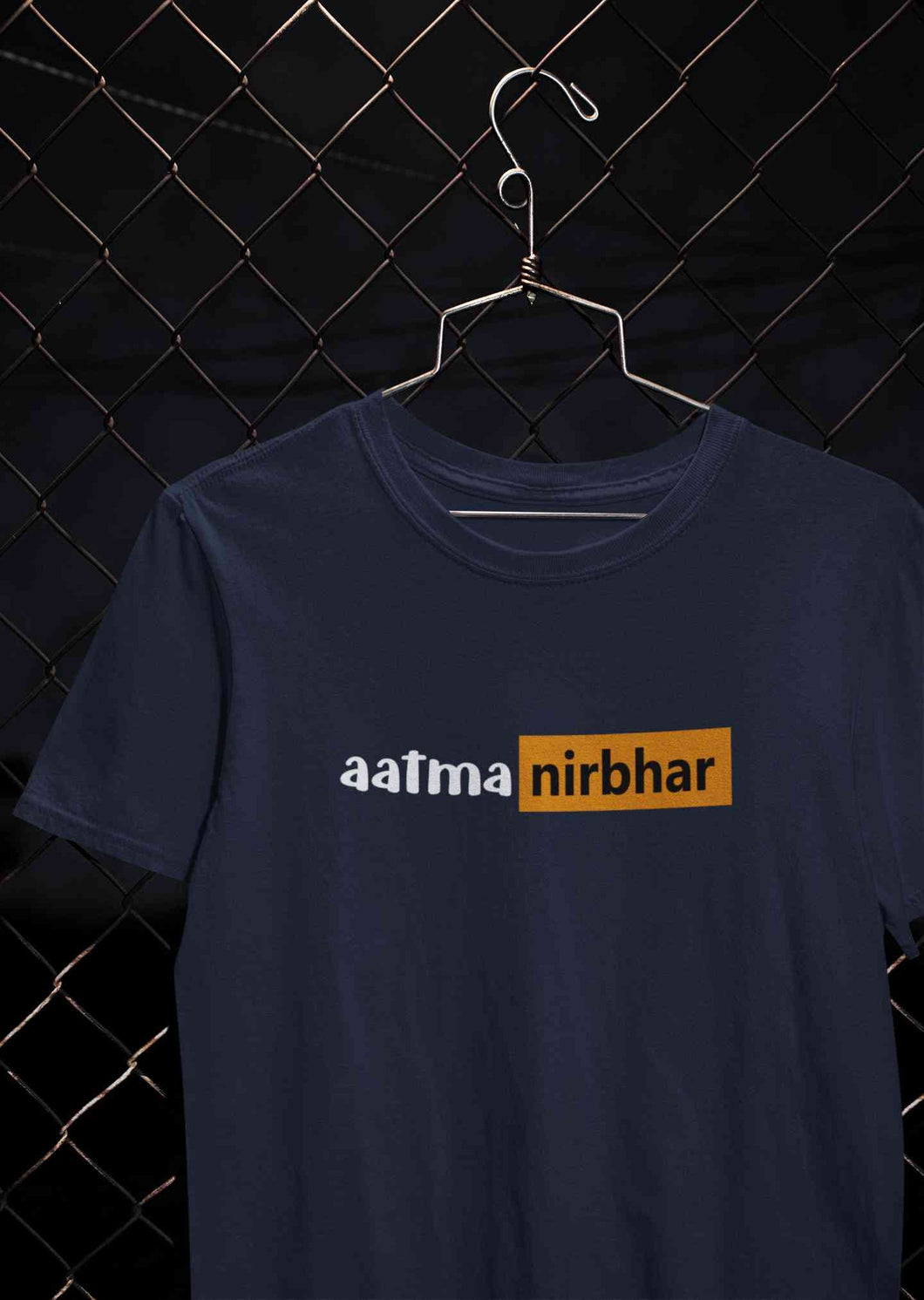 Aatmanirbhar  Women Half Sleeves T-shirt- KidsFashionVilla