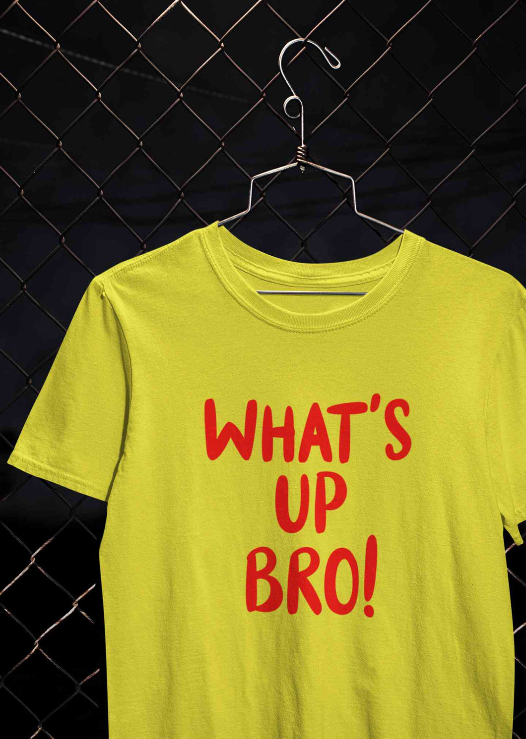 Whats Up Bro  Mens Half Sleeves T-shirt- KidsFashionVilla