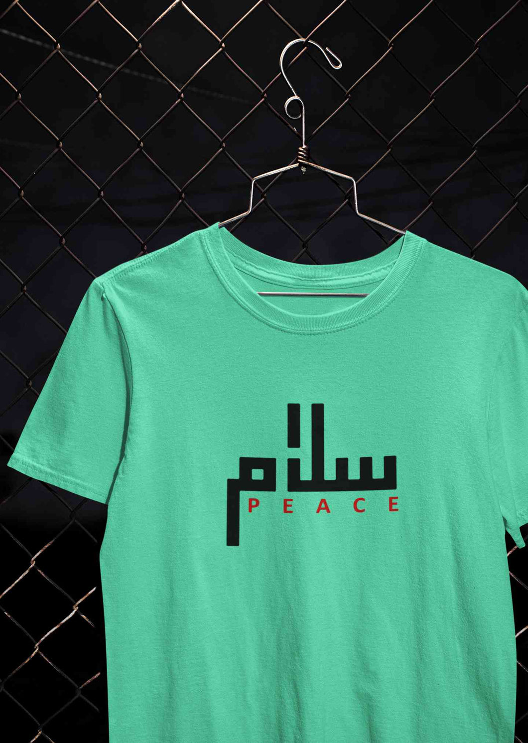 Salam Peace Arabic Word Mens Half Sleeves T-shirt- KidsFashionVilla