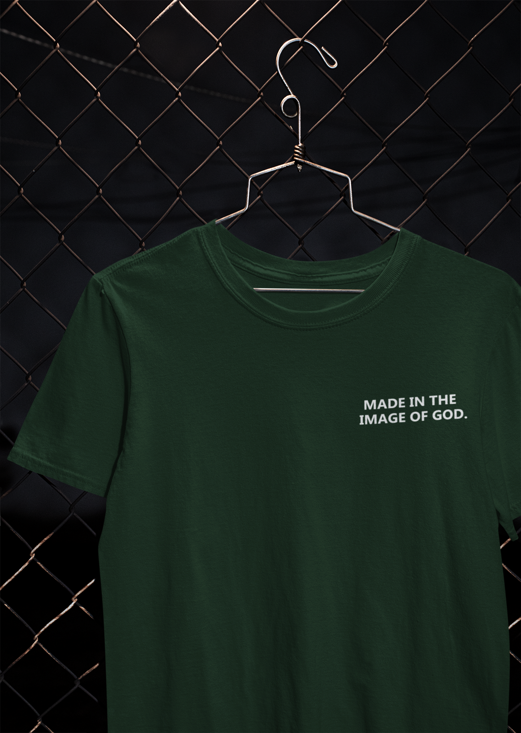 Made In The Image Of God Mens Half Sleeves T-shirt- KidsFashionVilla