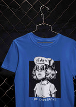 Load image into Gallery viewer, Be Different Women Half Sleeves T-shirt- KidsFashionVilla
