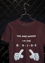 Load image into Gallery viewer, Here Comes The Bride Women Half Sleeves T-shirt- KidsFashionVilla
