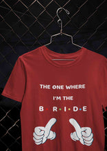 Load image into Gallery viewer, Here Comes The Bride Women Half Sleeves T-shirt- KidsFashionVilla
