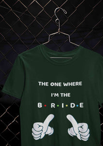 Here Comes The Bride Women Half Sleeves T-shirt- KidsFashionVilla