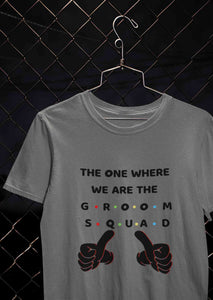 Groom Squad Women Half Sleeves T-shirt- KidsFashionVilla