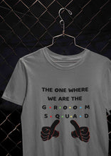 Load image into Gallery viewer, Groom Squad Women Half Sleeves T-shirt- KidsFashionVilla
