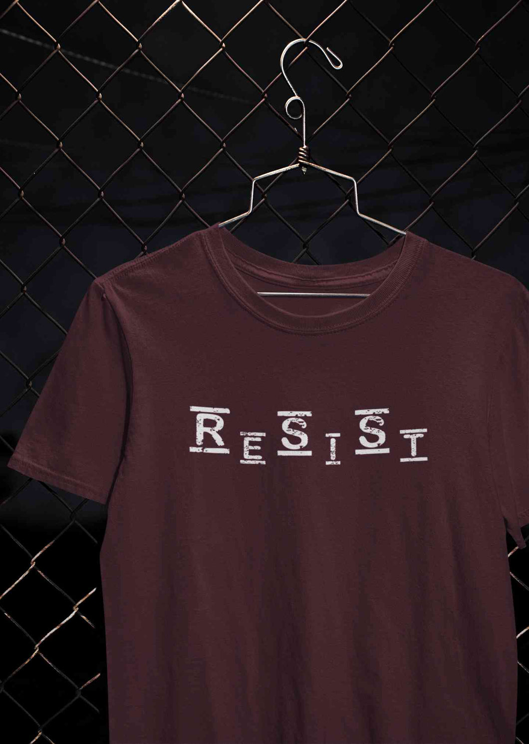 Resist Mens Half Sleeves T-shirt- KidsFashionVilla