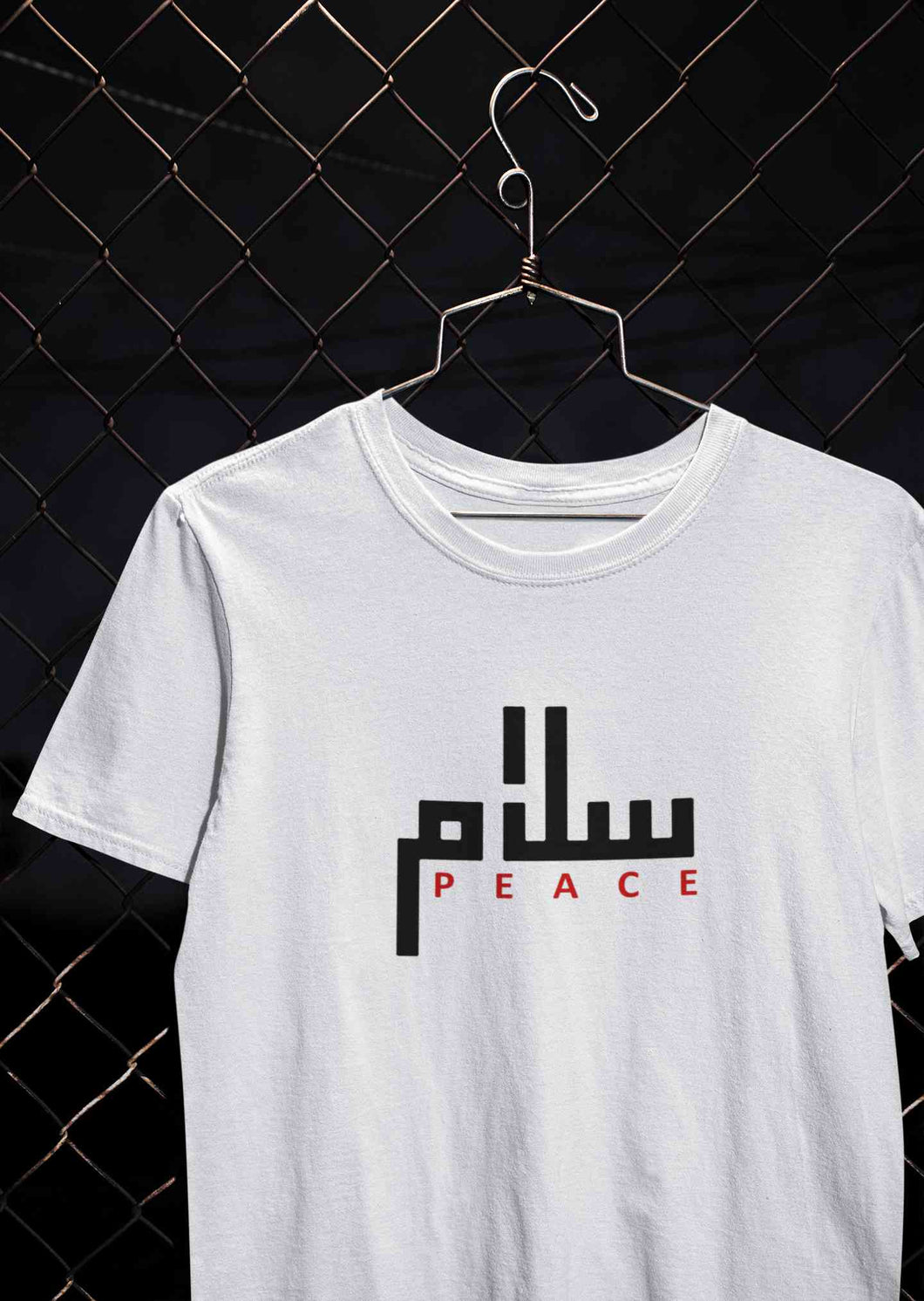 Salam Peace Arabic Word Mens Half Sleeves T-shirt- KidsFashionVilla