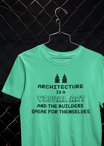 Architecture Visual Art Architect Profession Mens Half Sleeves T-shirt- KidsFashionVilla
