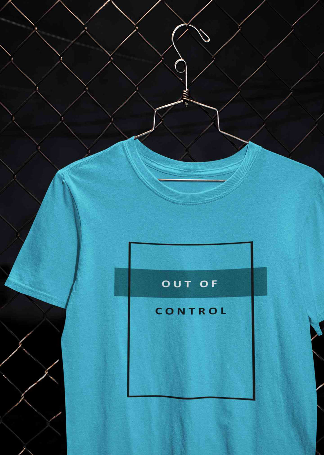 Out Of Control Women Half Sleeves T-shirt- KidsFashionVilla