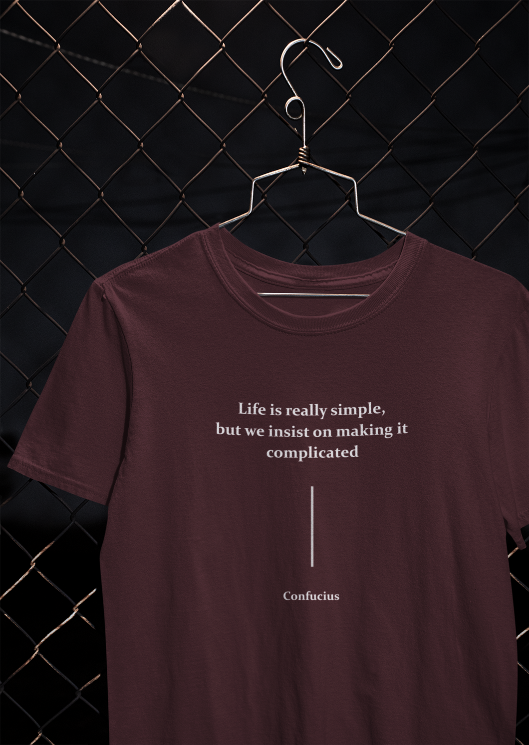 Life Is Really Simple Quotes Mens Half Sleeves T-shirt- KidsFashionVilla