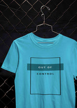 Load image into Gallery viewer, Out Of Control Mens Half Sleeves T-shirt- KidsFashionVilla
