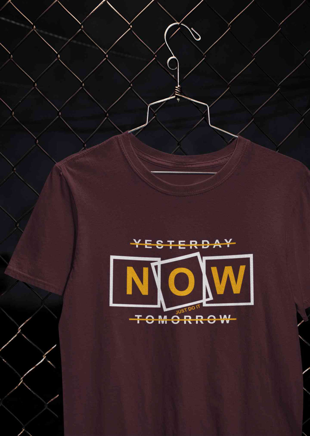 Just Do It Mens Half Sleeves T-shirt- KidsFashionVilla