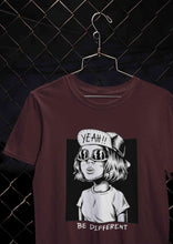 Load image into Gallery viewer, Be Different Women Half Sleeves T-shirt- KidsFashionVilla
