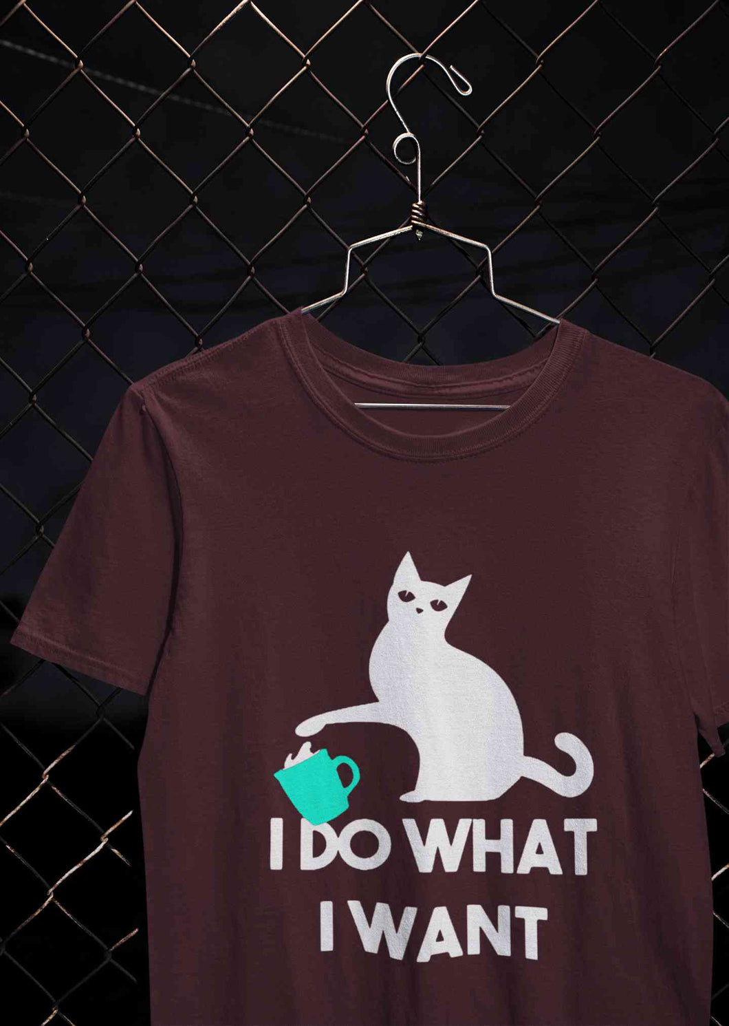 I Do What I Want Mens Half Sleeves T-shirt- KidsFashionVilla