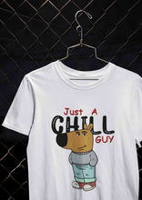 Load image into Gallery viewer, Just A Chill Guy Mens Half Sleeves T-shirt- KidsFashionVilla
