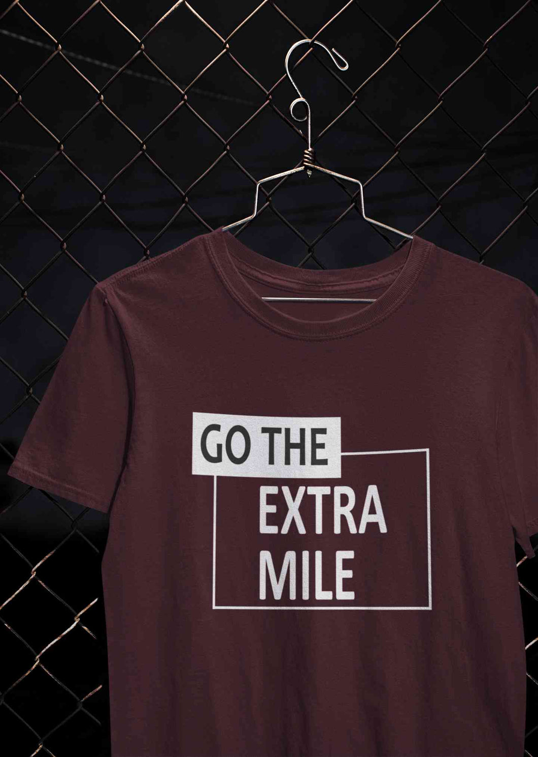 Go The Extra Mile Mens Half Sleeves T-shirt- KidsFashionVilla