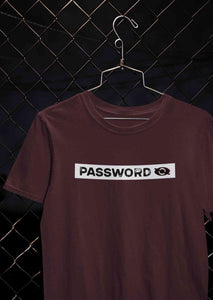 Password Women Half Sleeves T-shirt- KidsFashionVilla