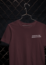 Load image into Gallery viewer, Made In The Image Of God Women Half Sleeves T-shirt- KidsFashionVilla
