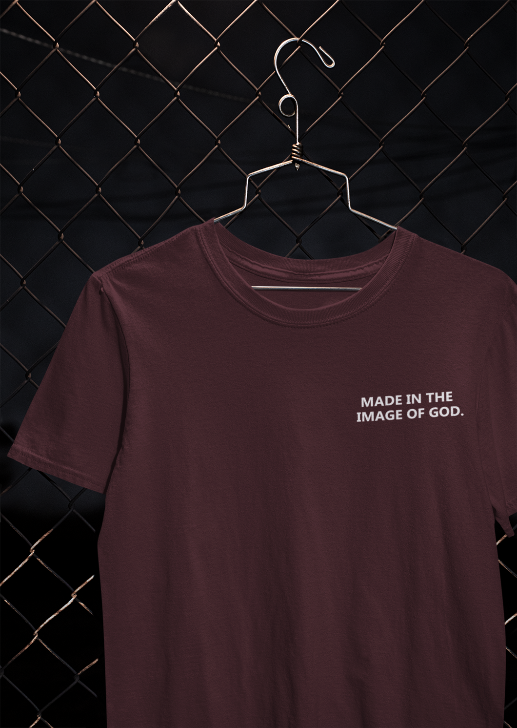 Made In The Image Of God Mens Half Sleeves T-shirt- KidsFashionVilla