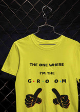 Load image into Gallery viewer, I Am The Groom Mens Half Sleeves T-shirt- KidsFashionVilla
