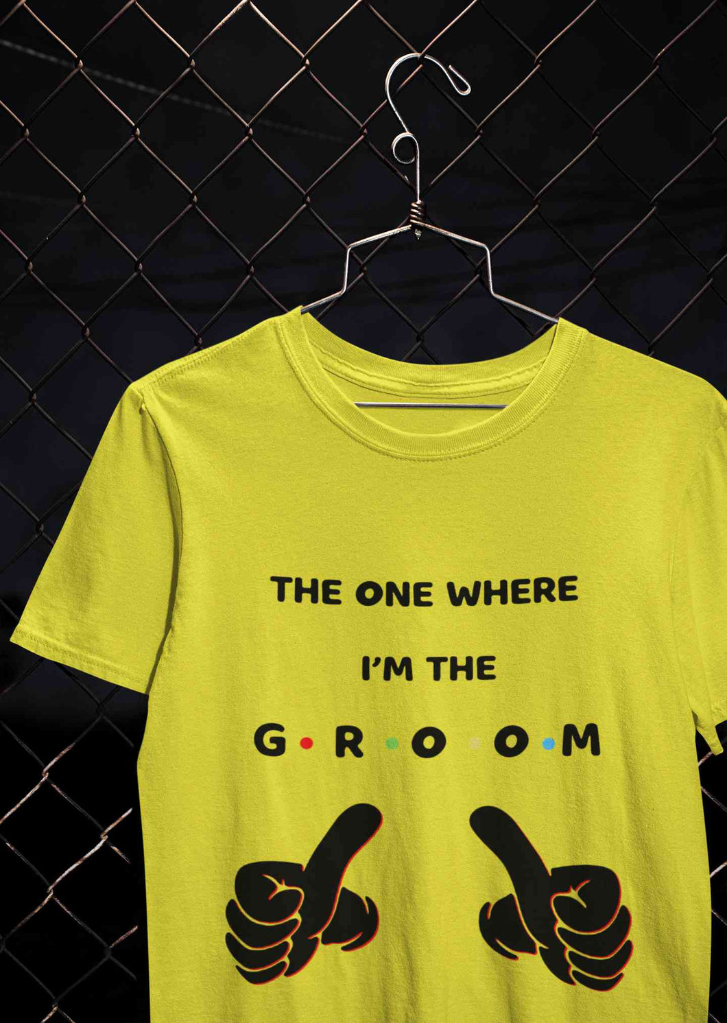 I Am The Groom Mens Half Sleeves T-shirt- KidsFashionVilla