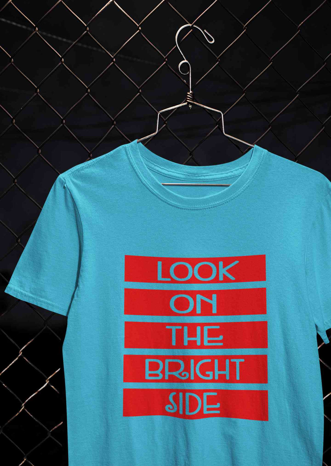 Look On The Bright Side Women Half Sleeves T-shirt- KidsFashionVilla