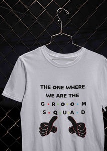 Groom Squad Women Half Sleeves T-shirt- KidsFashionVilla