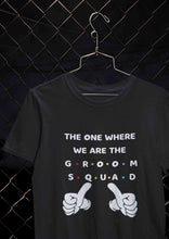Load image into Gallery viewer, Groom Squad Women Half Sleeves T-shirt- KidsFashionVilla
