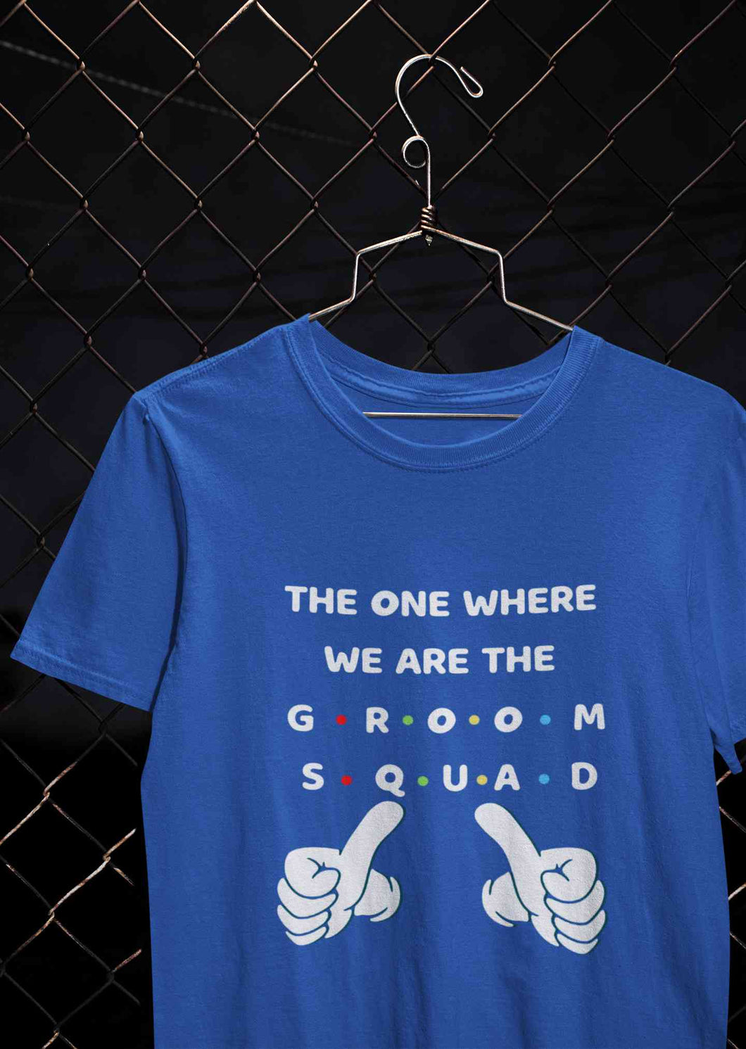 Groom Squad Mens Half Sleeves T-shirt- KidsFashionVilla