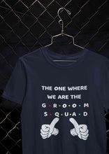 Load image into Gallery viewer, Groom Squad Mens Half Sleeves T-shirt- KidsFashionVilla
