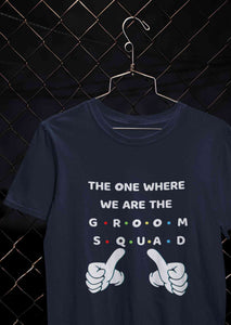Groom Squad Women Half Sleeves T-shirt- KidsFashionVilla