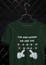 Load image into Gallery viewer, Groom Squad Mens Half Sleeves T-shirt- KidsFashionVilla
