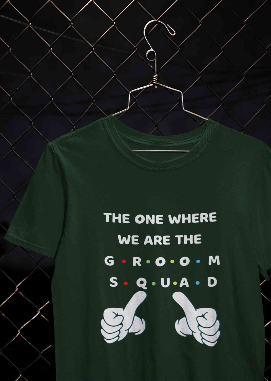 Groom Squad Mens Half Sleeves T-shirt- KidsFashionVilla