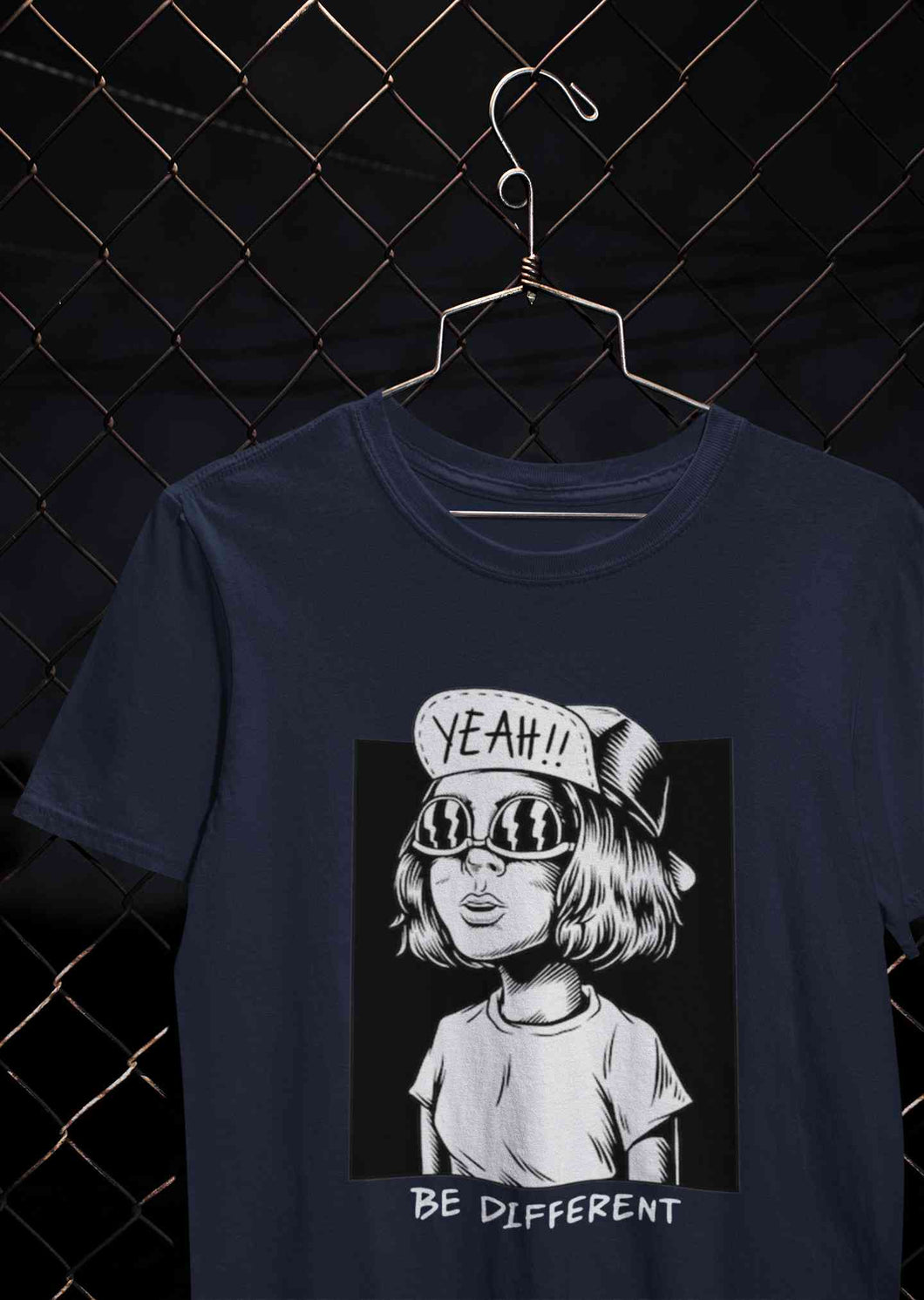 Be Different Women Half Sleeves T-shirt- KidsFashionVilla