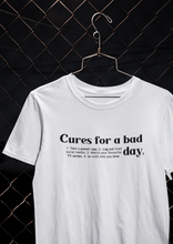 Load image into Gallery viewer, Cures For A Bad Quotes Mens Half Sleeves T-shirt- KidsFashionVilla

