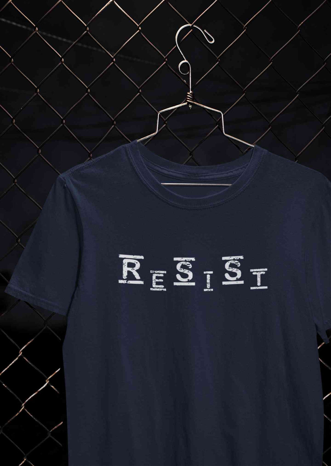 Resist Mens Half Sleeves T-shirt- KidsFashionVilla