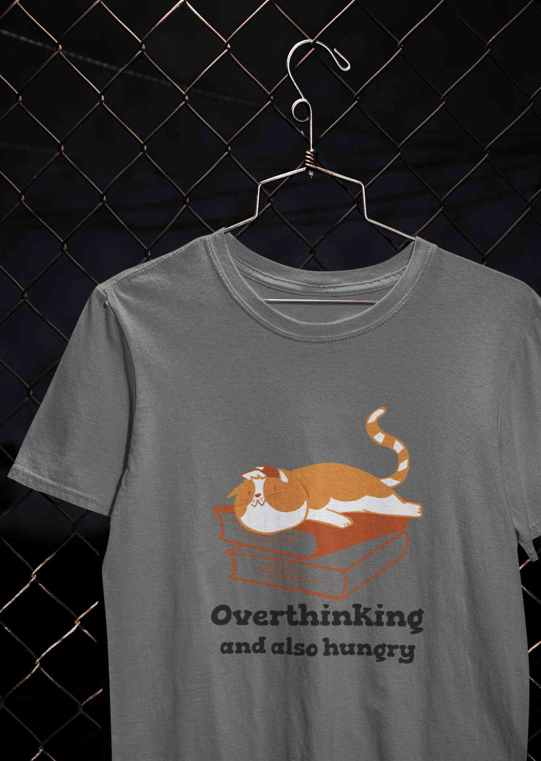 Overthinking And Also Hungry Women Half Sleeves T-shirt- KidsFashionVilla