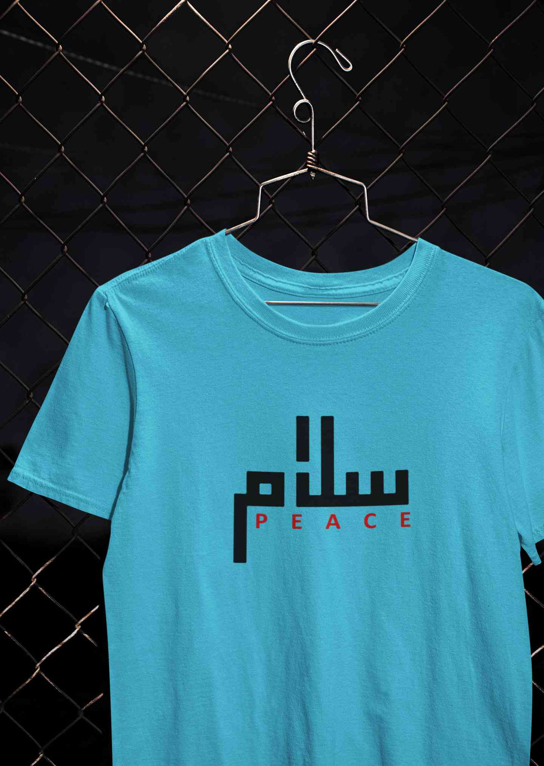 Salam Peace Arabic Word Mens Half Sleeves T-shirt- KidsFashionVilla