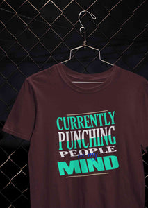 Punching People Mens Half Sleeves T-shirt- KidsFashionVilla