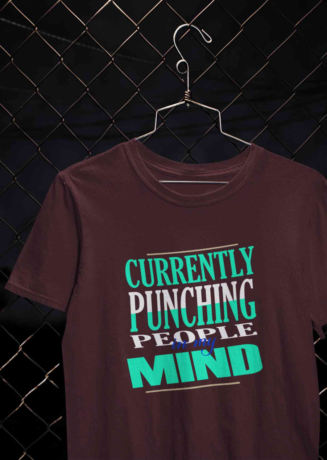 Punching People Mens Half Sleeves T-shirt- KidsFashionVilla