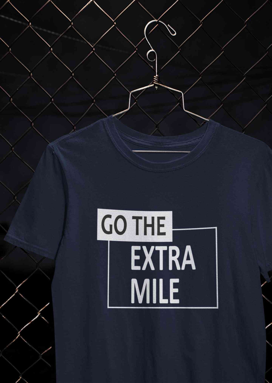 Go The Extra Mile Mens Half Sleeves T-shirt- KidsFashionVilla