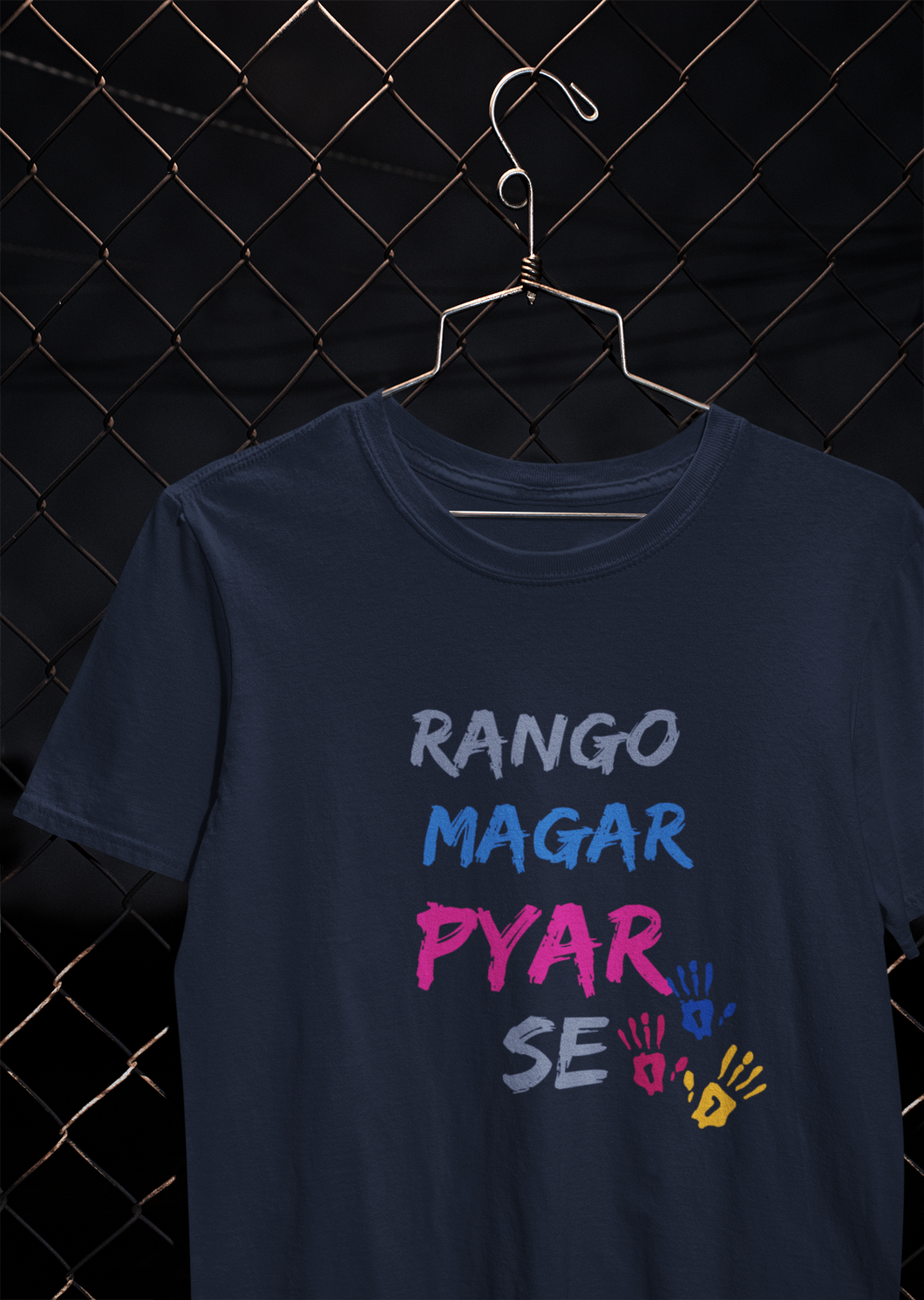 Rango Magar Pyaar Se Women Half Sleeves T-shirt- KidsFashionVilla