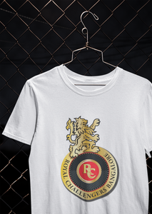 Rcb Logo Women Half Sleeves T-shirt- KidsFashionVilla