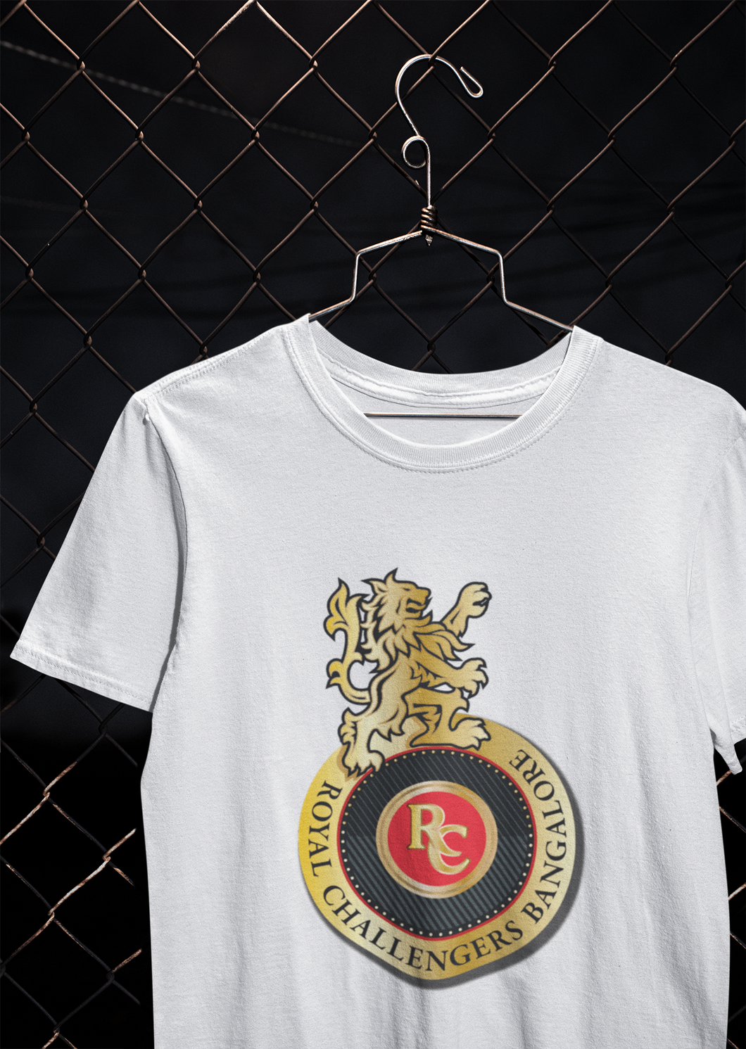 Rcb Logo Women Half Sleeves T-shirt- KidsFashionVilla