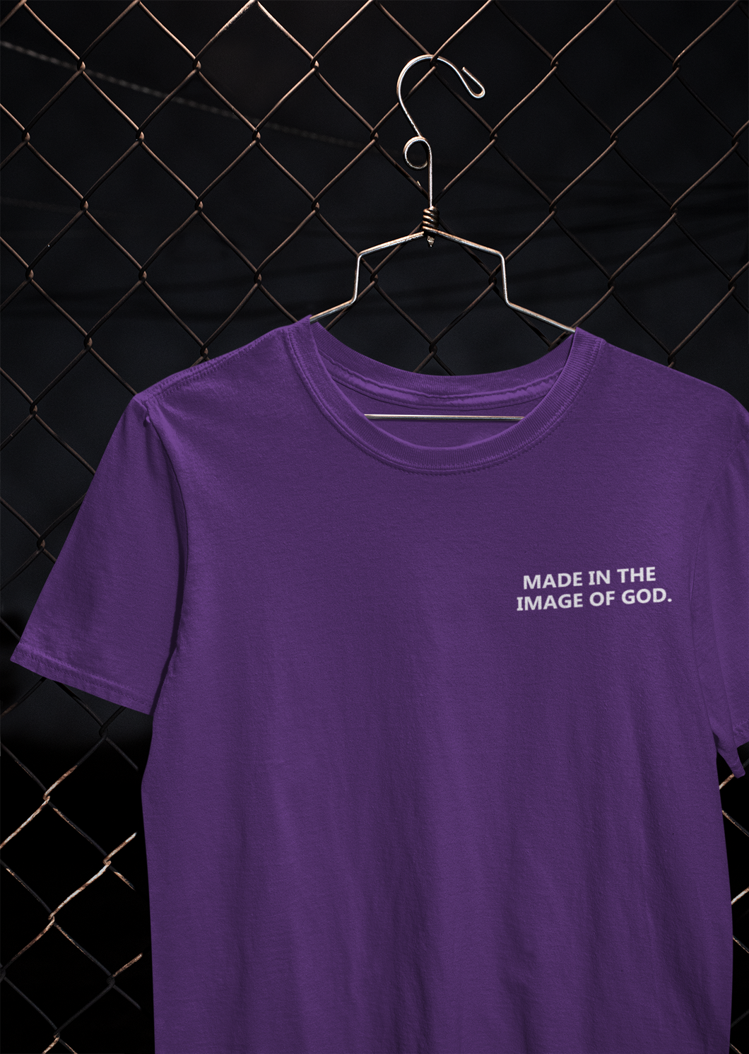 Made In The Image Of God Mens Half Sleeves T-shirt- KidsFashionVilla